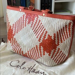 Cole Haan Genevieve Diamond Weave Bag